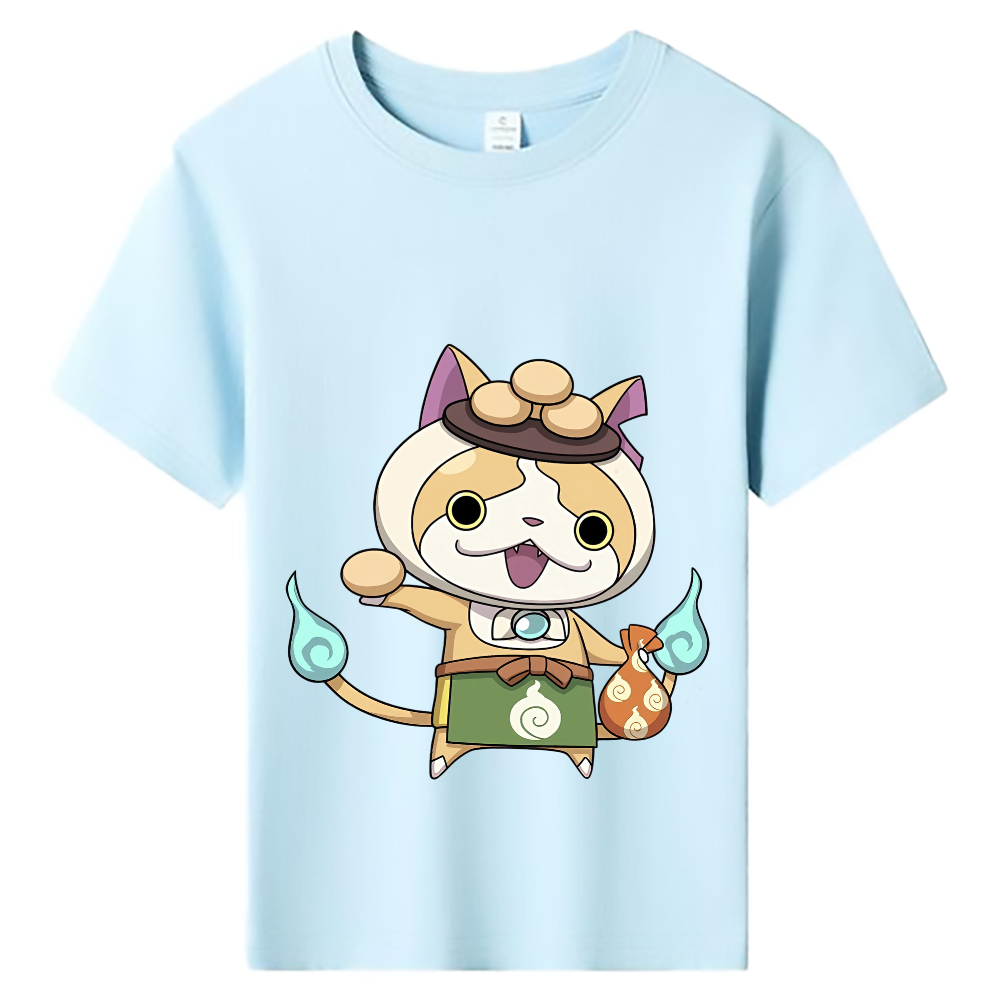 （画像用） 妖怪ウォッチ Yo-kai Watch 綿100％キッズTシャツ（フロントプリント）